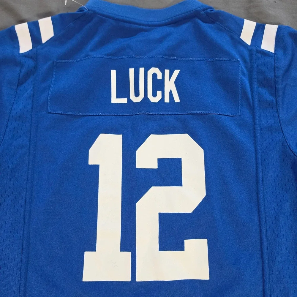 Nike Indianapolis Colts Andrew Luck 12 NFL Jersey Youth Size Medium Blue 10/12